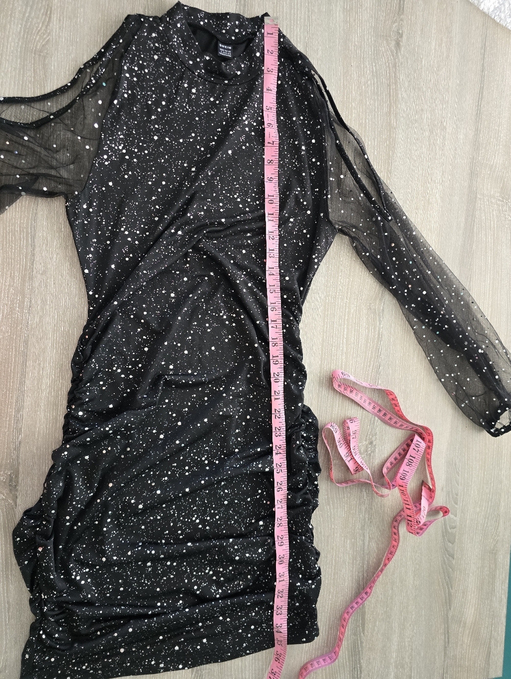 Mesh Cold-Shoulder Dress - Picture 5 of 8